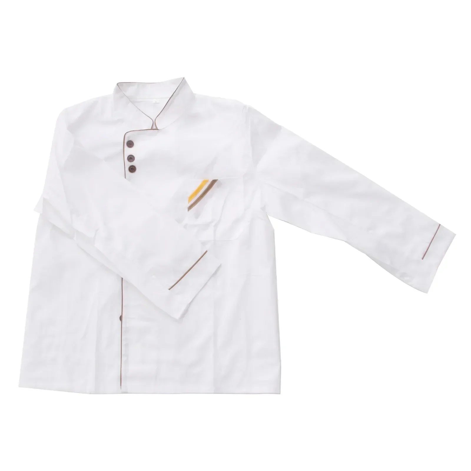 

Sushi Jacket Unisex White Cook Kitchen Costume Coat Chef Jackets Black Clothing Coats Sleevewomen Catering Menuniform Clothes