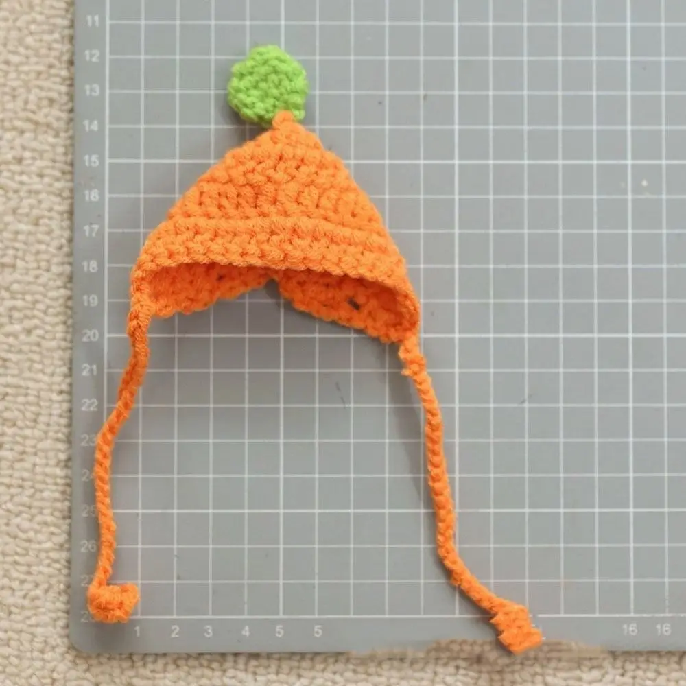 Cartoon Candy Color Mini Knitted Hats Fashion Animal Doll Hat DIY Cute Casual Wear Hat Doll Accessories