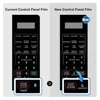 Compact 0.7 Cu ft 700W Black Countertop Microwave Oven LED Display Timer Clock Defrost Child-Safe Lockout Push-Button Door 10 4
