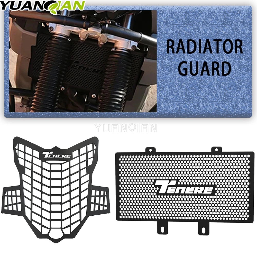 

XT 660 Z TENERE Motorcycle FOR YAMAHA XT660Z Tenere 2008-2016 2015 2014 2013 2012 Headlight Guard Grille Cover Radiator Guard