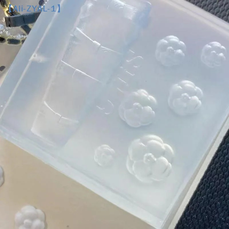 【ZYAL-1】스위트 보우낫 3D 실리콘 네일 몰드 카멜리아 꽃 네일 템플릿 DIY 네일 아트 장식 매니큐어 디자인 도구