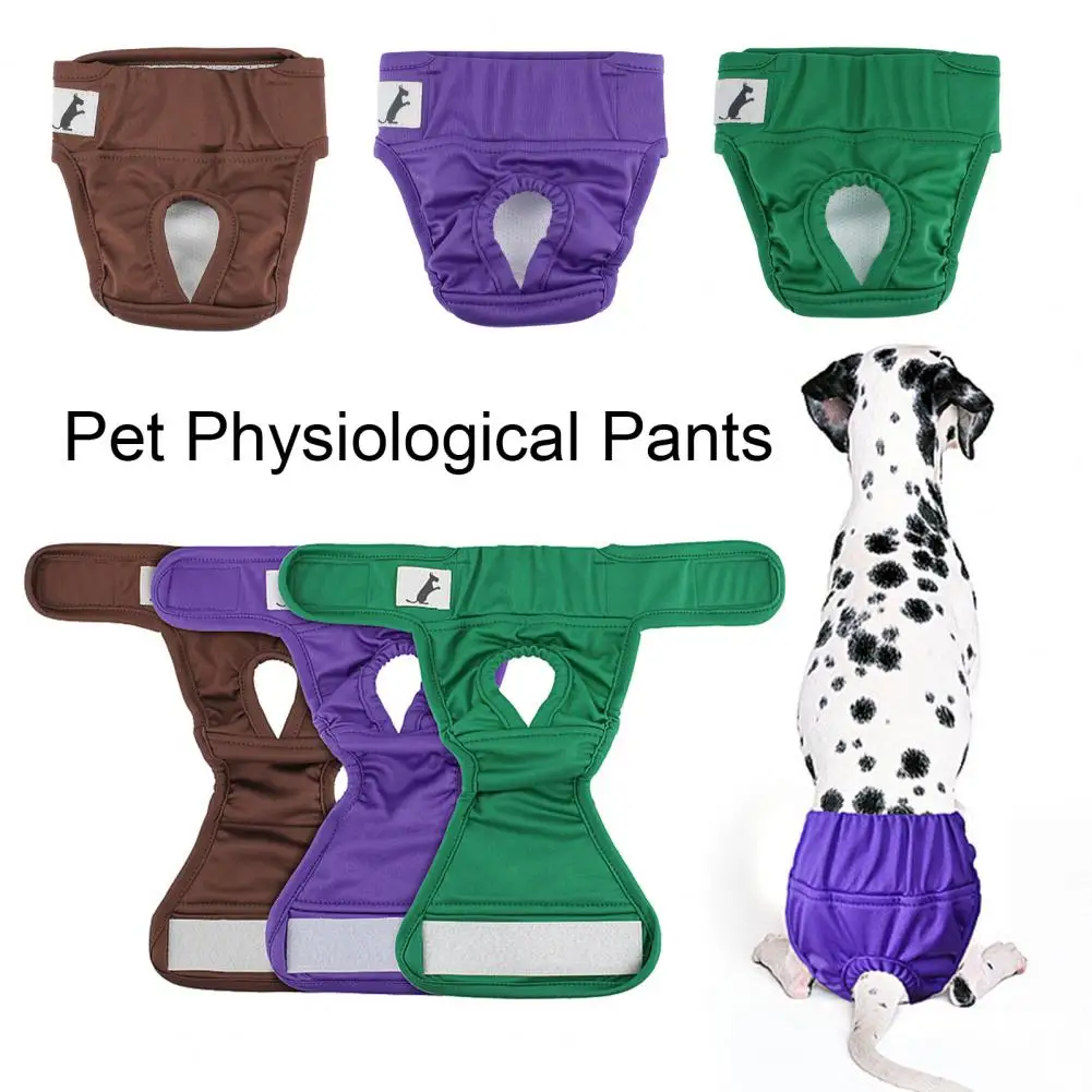 Pet Diapers Dog Diapers Dog Nappies Pet Menstrual Pants Fastener Tape Comfortable Leak-Proof Dog Diaper Periods Incontinence Potty Training