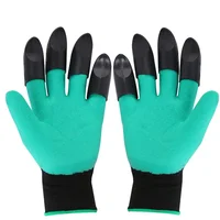 Horticultural Gloves with Claws Digging Gloves Garden Vegetable Flower Garden Planting Stab Resistant Protective Latex Gloves 1