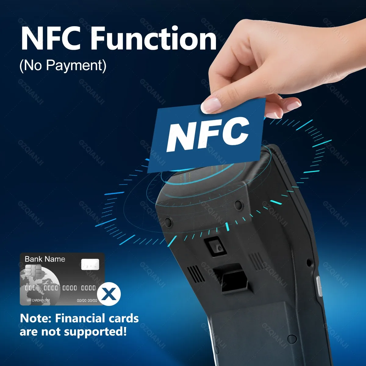 Android 12/8.1 Handheld POS PDA Terminal Built-in 58mm POS Printer Thermal Receipt Paper Printing 3G 4G NFC Optionally