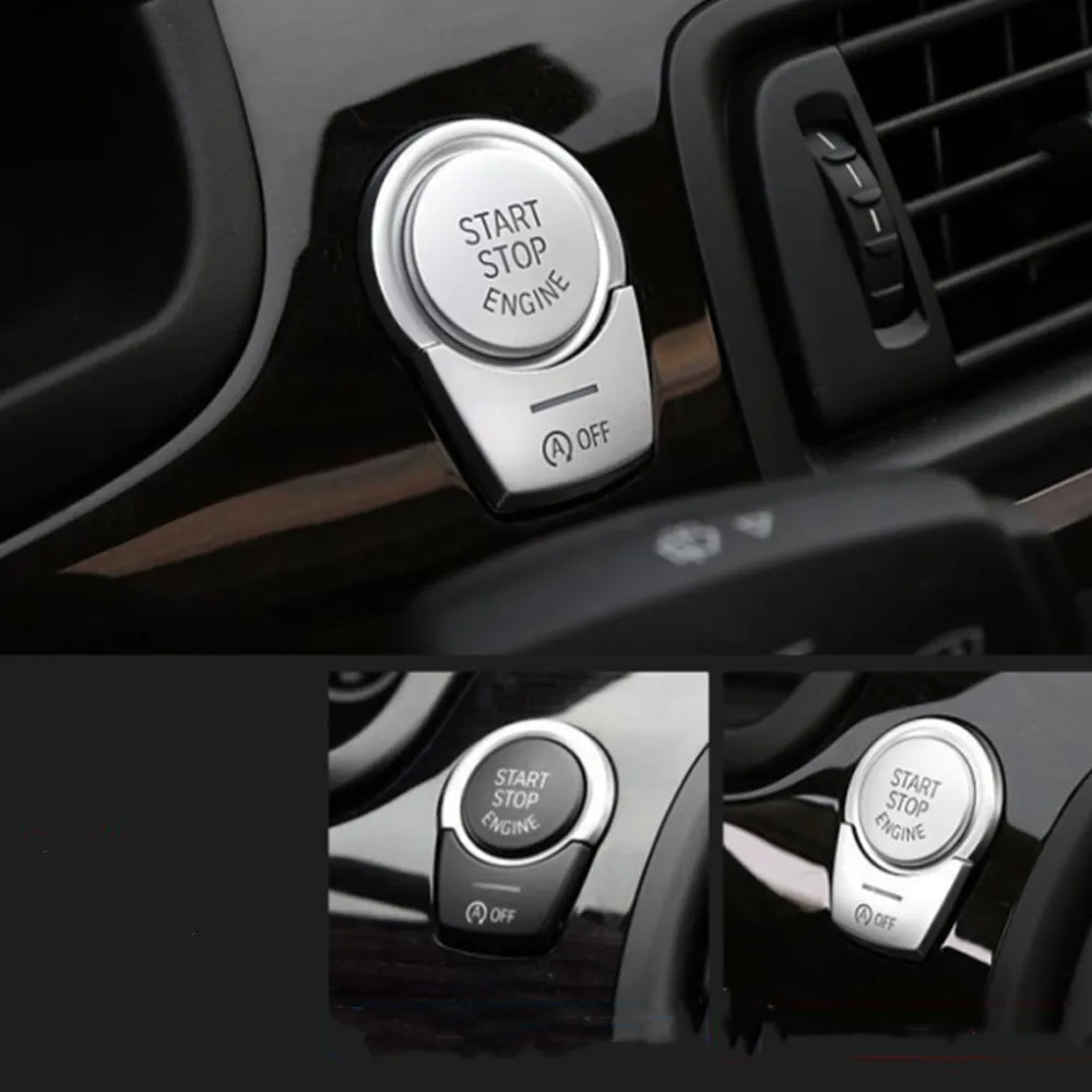 BMW 5 6 7 시리즈 X3 X4 F10 F07 F13 F01 F15 F16 F25 F26용 자동차 핸드브레이크 기어 변속 패널 측면 스위치 P 버튼 커버 트림 데칼