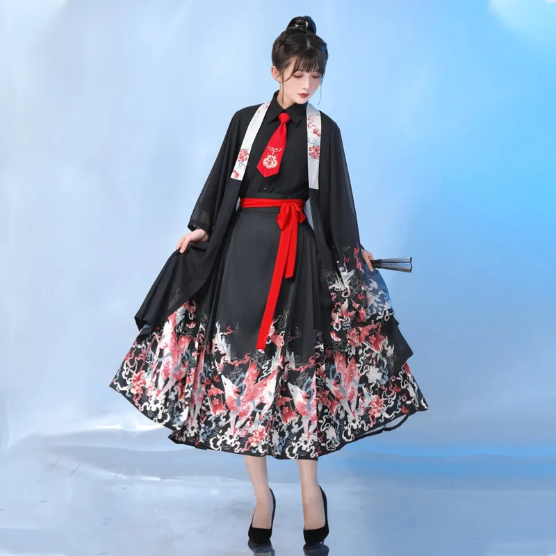 

Women Hanfu Chinese Traditional Folk Costume Girl Han Dynasty Dance Wear Lady Fairy Cosplay Clothes Oriental Ancient Prince Suit