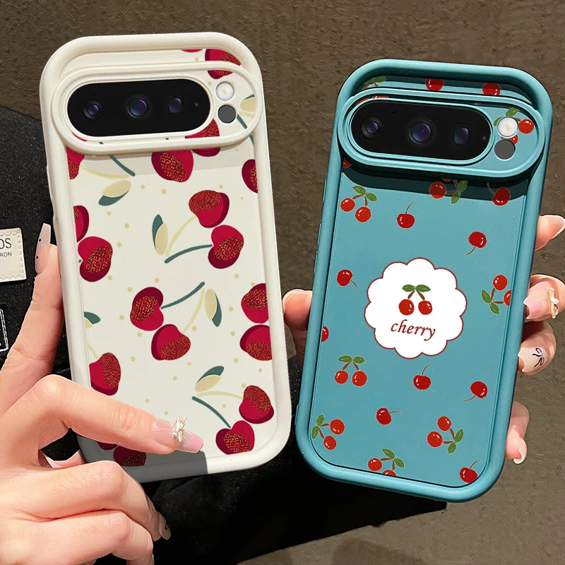 Süße große Kirsche weiche Handyhülle für Google Pixel 10 8 Pro 9A 8A 7A 9 10 Pro XL stoßfeste Abdeckung für Pixel 9 8 7 Pro – Detail 4