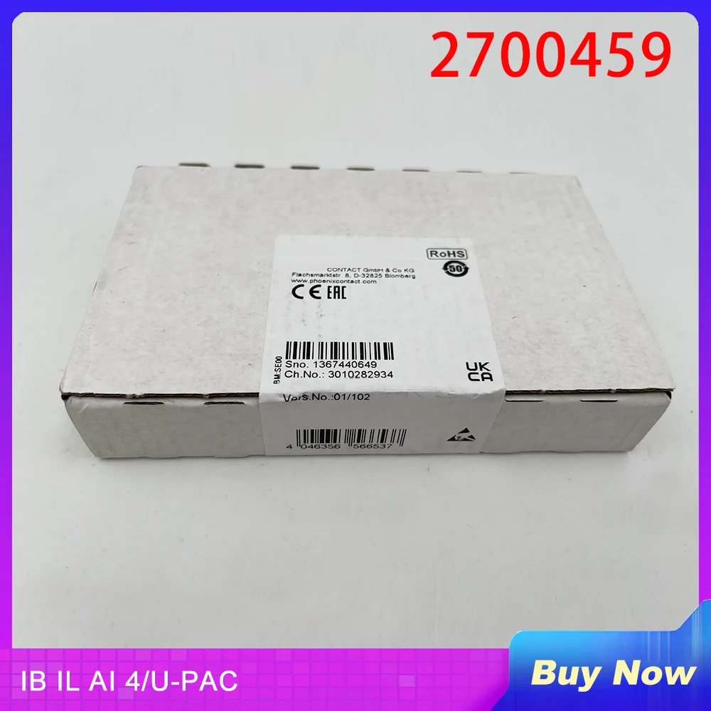 

2700459 For Phoenix Analog Input Module IB IL AI 4/U-PAC