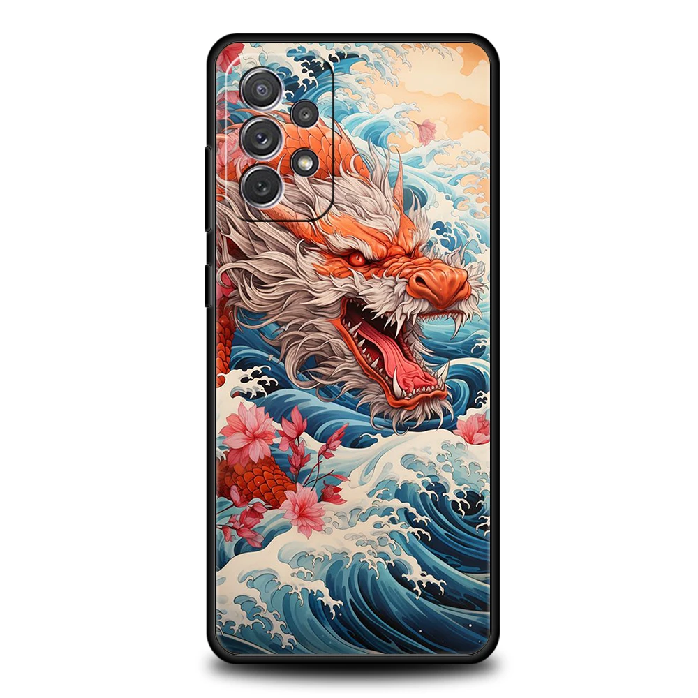 Dragon Design Soft Shell Phone Case - Protective and Stylish Cover