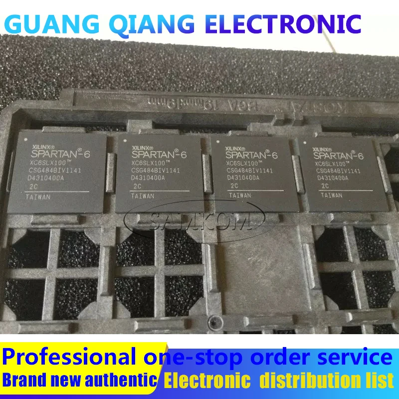 

1 шт XC6SLX100-2CSG484C IC FPGA 338 I/O 484CSBGA