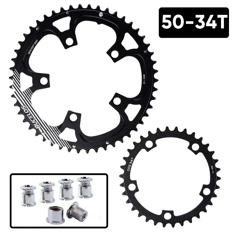 110 BCD Bicycle Chainring 50/34T 52/36T 53/39T Double Speed