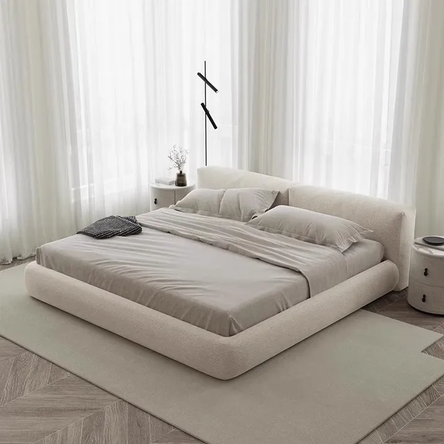 Lit de rangement au Design moderne, rouleau souple, luxueux lit sur pied en bois, Simple, Double Camarotes Para dortoir, meubles de chambre à coucher 1
