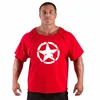 Men's T Shirts Fitness Men Bodybuilding  Shirt Batwing Sleeve Rag shirt Gym Fitness Muscle Running T shirt 6