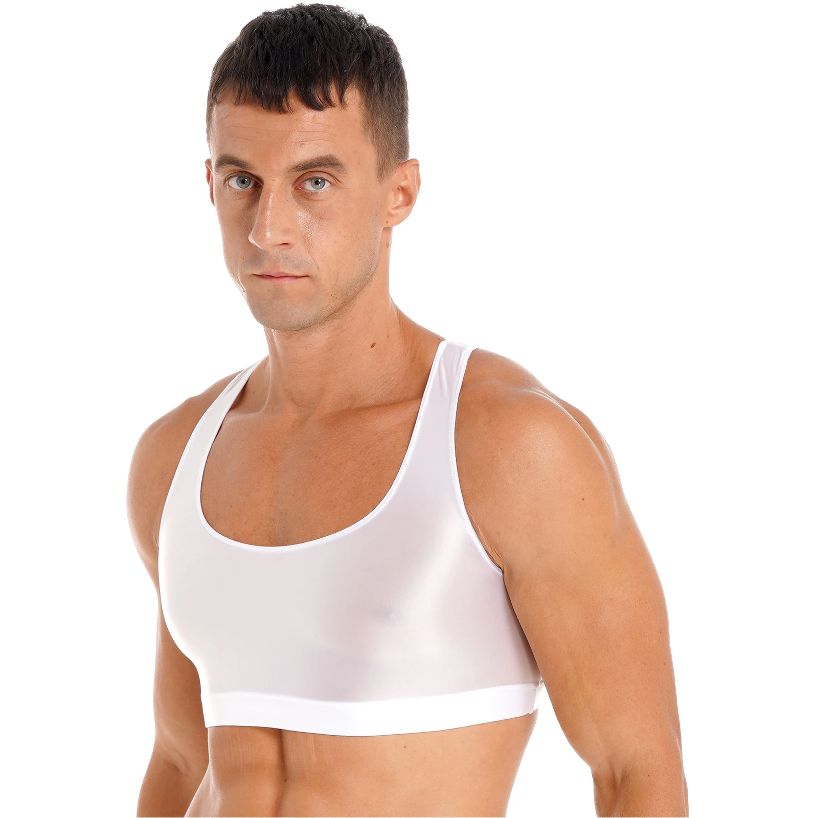 YOUTHUP Gilet Da Uomo Tinta Unita Con Scollo A V Monopetto E Multitasche,Verde Chiaro,S - Foto 7