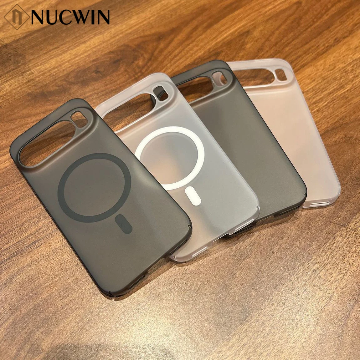 Translucent Matte Magnetic Ultra Slim Phone Case with MagSafe Compatibility