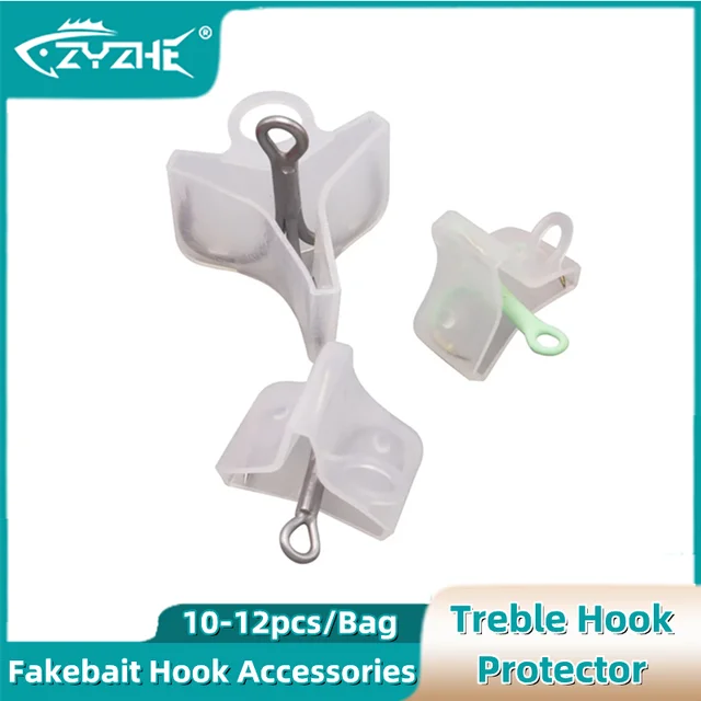 ZYZ Fishing Bait Treble Hook Protector 10-12pcs/Bag Cover Hook Tip