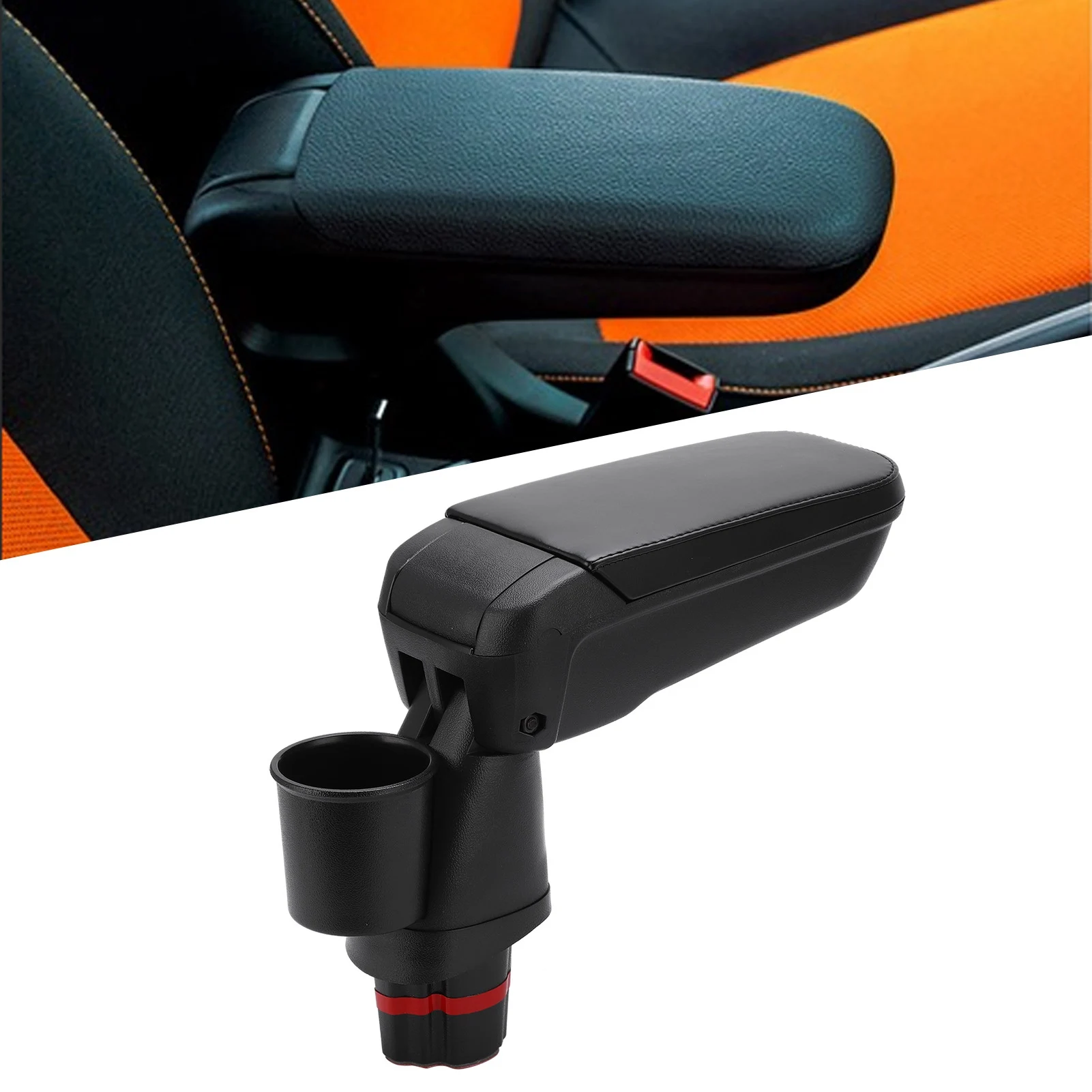 Scatola Bracciolo Centrale Con Sostituzione Portabicchieri Per Mercedes Smart Fortwo Forfour 453 15-19