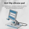 4K 60Hz Type C Docking Station Aluminum Alloy Laptop Stand USB3.0 PD RJ45 HDMI USB Hub 9 in 1 Adapter Dock for Laptop Tablet 6