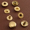 50sets Metal Brass Press Studs Sewing Button Snap Fasteners Sewing Leather Craft Clothes Bags Handmade DIY 831/633/201 Snaps 3