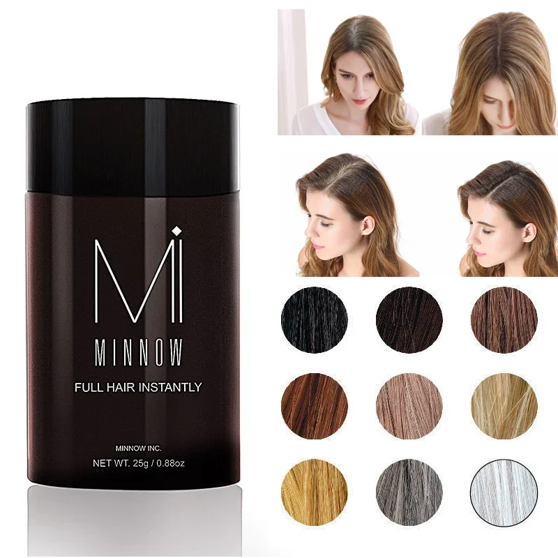 Hair Building Fiber 25g Natural Keratin Styling Hair Powder Loss Bald Fibre Building Hairline Optimizer Dense Growth