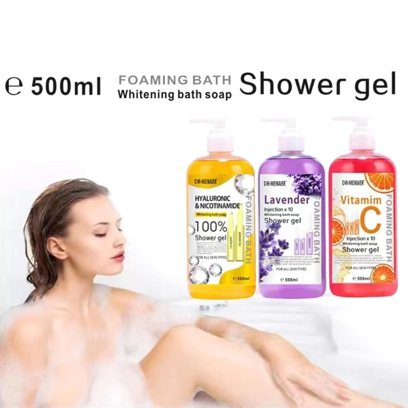 Amino Acid Niacinamide Skin Rejuvenation Shower Gel Hydrating Oil-control Removing Acne Freshen Fragrances Body Wash