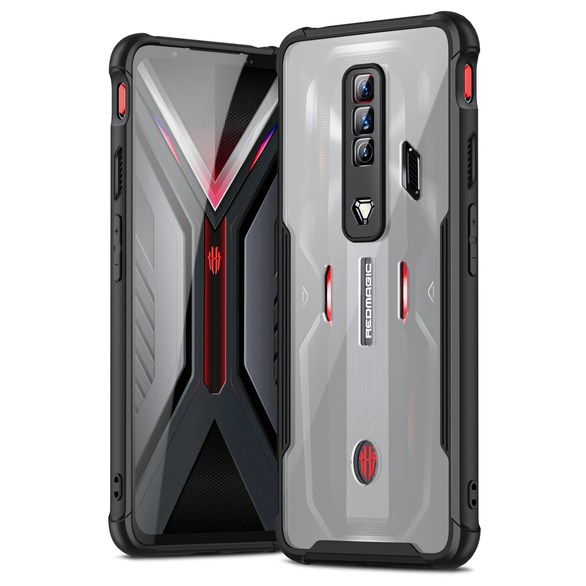 

ZSHOW чехол для ZTE Nubia Red Magic 7 Чехол тонкий прозрачный мягкий ударопрочный чехол из ТПУ для Red Magic 7 Pro