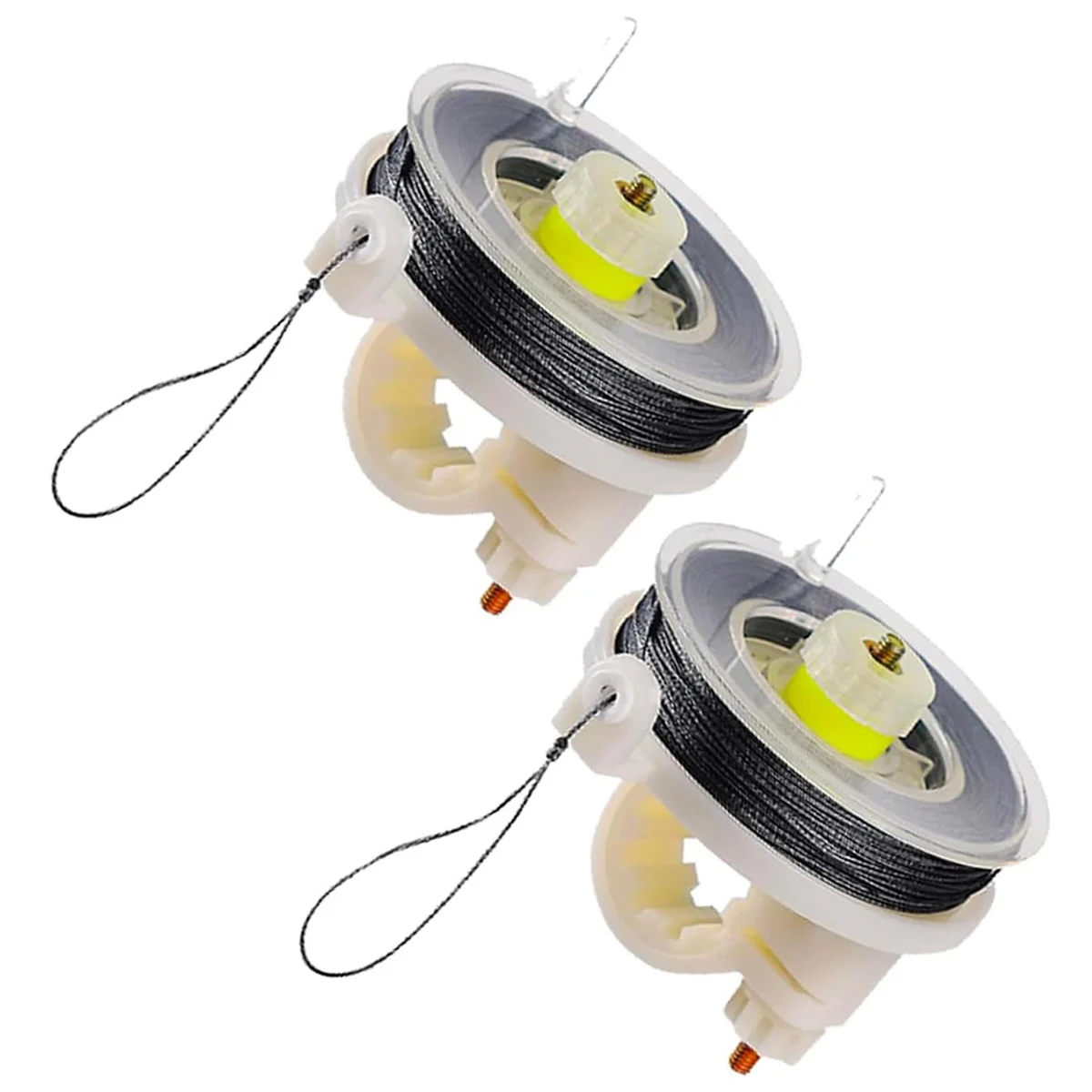 BAAU Trip Wire on Reusable Reel (4 Pack)-Early Warning Perimeter for All Devices 85FT Line on Easy Wind Reel