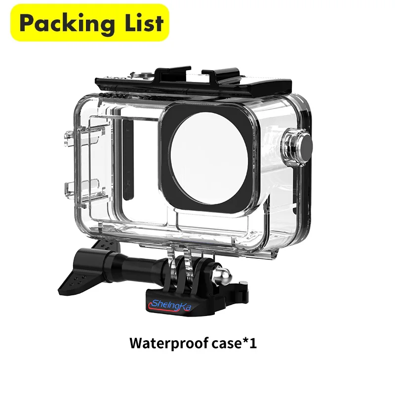 40 M Su Geçirmez Kılıf DJI Osmo Action 5 Pro 4 3 Dalış Konut Sualtı Kamera Aksesuarları Dalış Fotoğrafçılığı