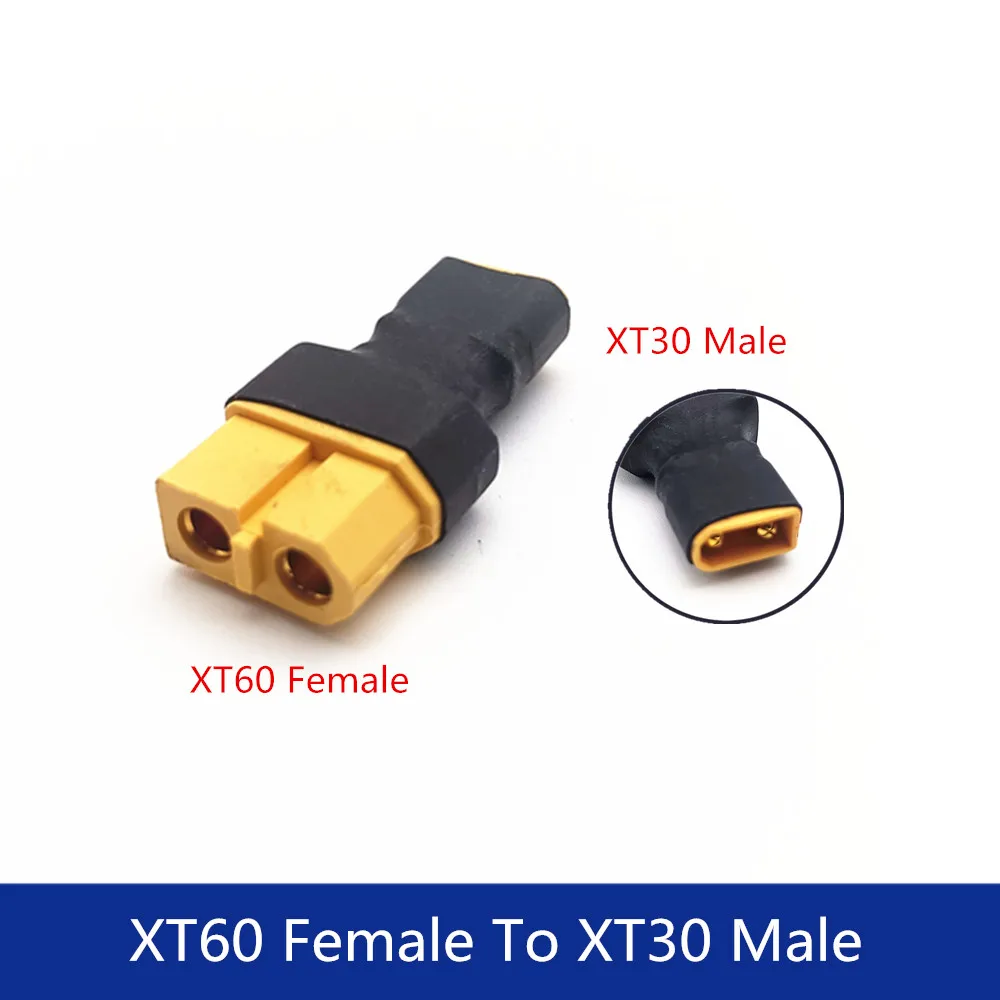 Universal Female to Male Connector Adapter for RC Models - Ideal for Cars, Airplanes, Drones, and Boats