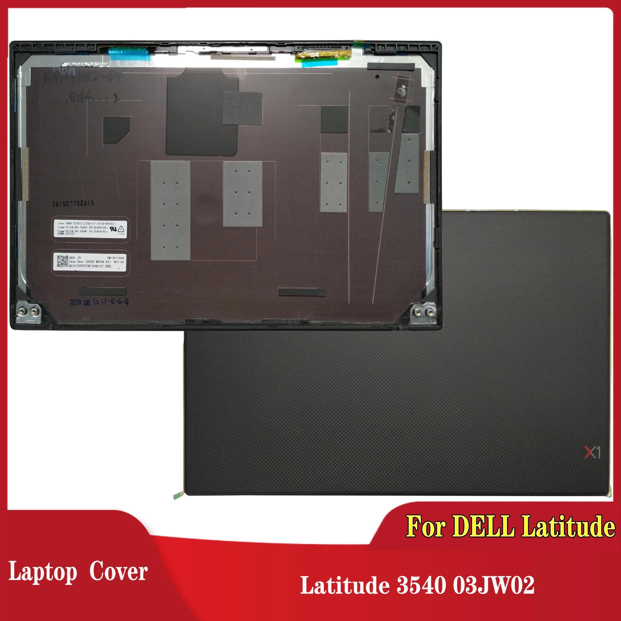 

Задняя крышка для Lenovo ThinkPad X1 Carbon 7-го поколения UHD IR AQ1A1000900