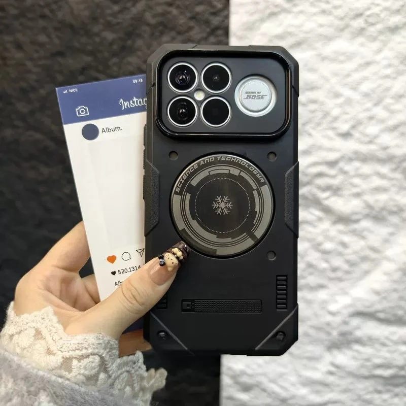 Poco F8 Ultra Pro Magnetic Shockproof Heat-Dissipating TPU Phone Case