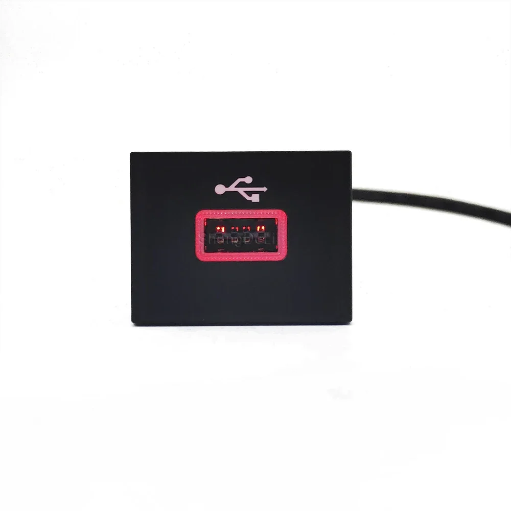 자동차 블랙 USB 입력 어댑터 오디오 라디오 u 디스크 플래시 소켓 인터페이스 케이블 포드 포커스 2 Mk2 2009-2011