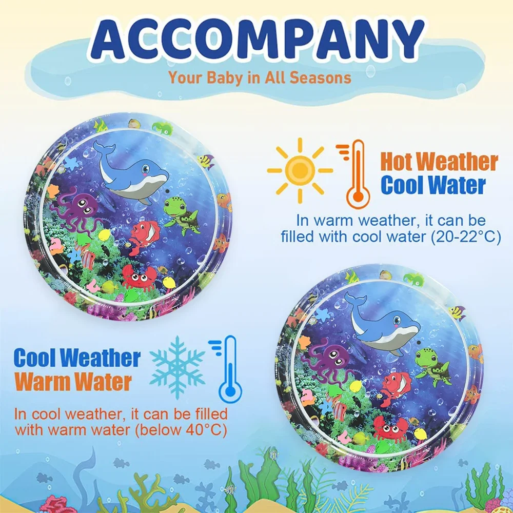 Inflatable Octopus Baby Water Mat 4