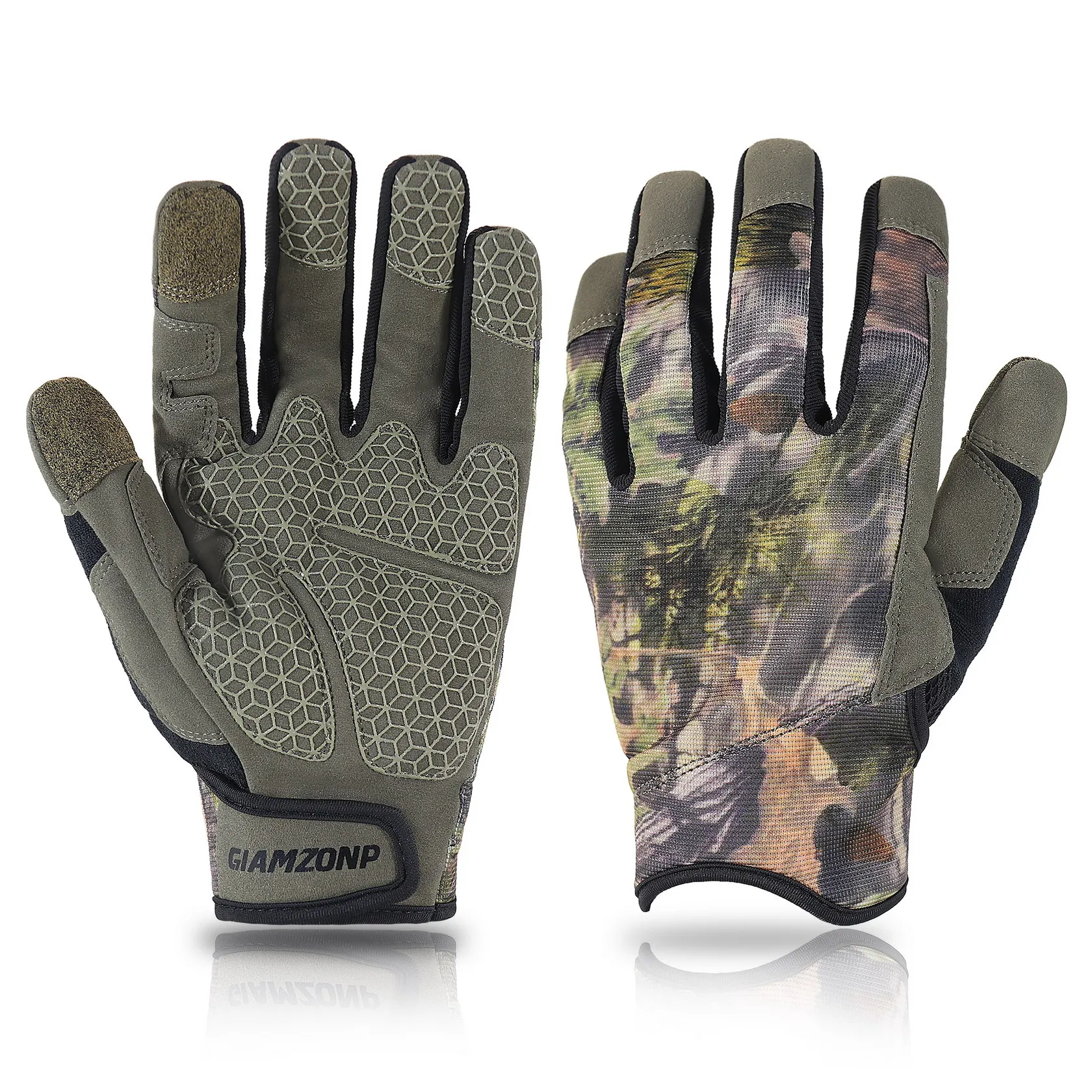 Gants camouflage homme prise pêche randonnée extérieur construction mécanique écran tactile chasse activités
