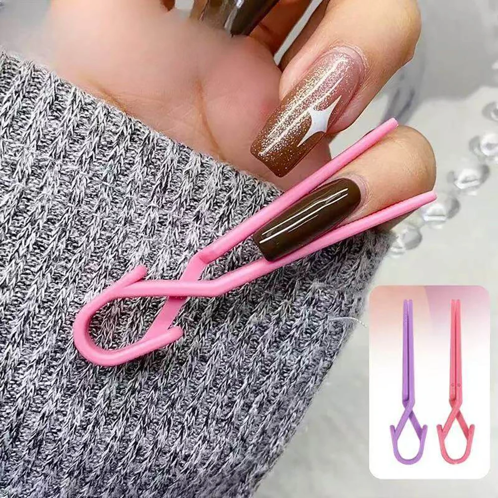 Nail Clip Shaping Paint Spill-proof Mixed Color Painting Protection Prevent