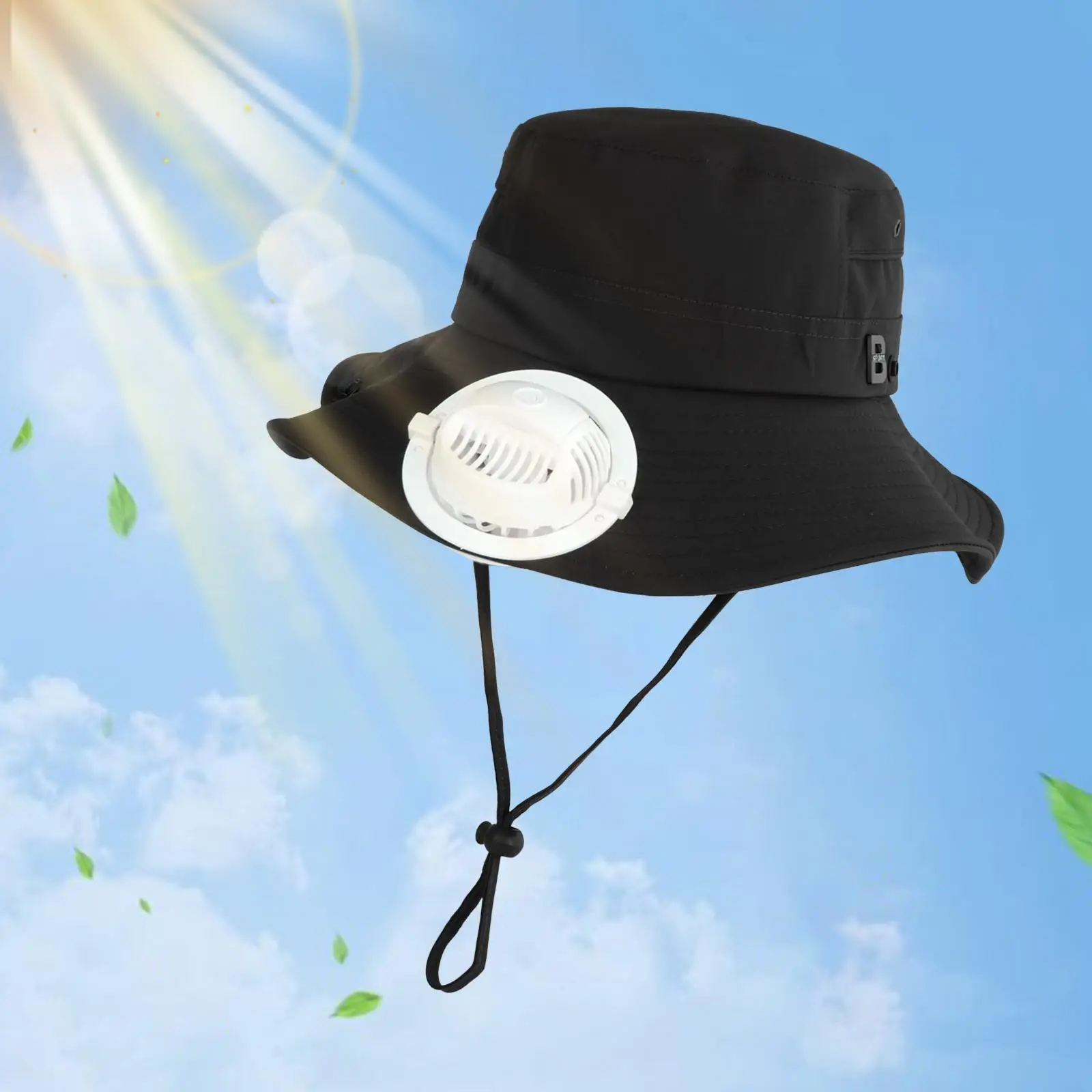 Fan Cooling Hat Casual Sun Protection Cooling Fan Hat for Women Men Fishing