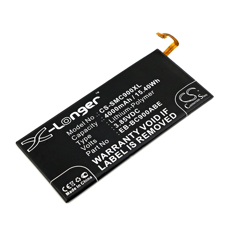 Batteria 4000Mah Eb-Bc900Aba Eb-Bc900Abe Per Samsung Sm-C900Y/Ds Sm-C900F/Ds Galaxy C9 Pro Duos Sm-C9000 Sm-C9008 Galaxy C9 Pro D