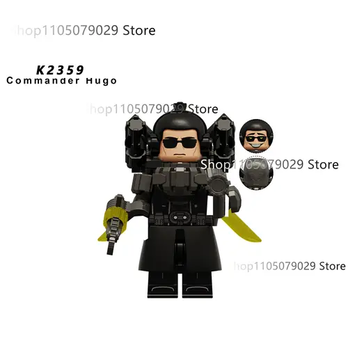 New KDL SWAT Skibidi Toilet Man Figures Anime Block Toys TvMan Titan Cameraman Speakerman Bricks Model Toy Birthday Gift - Image 44