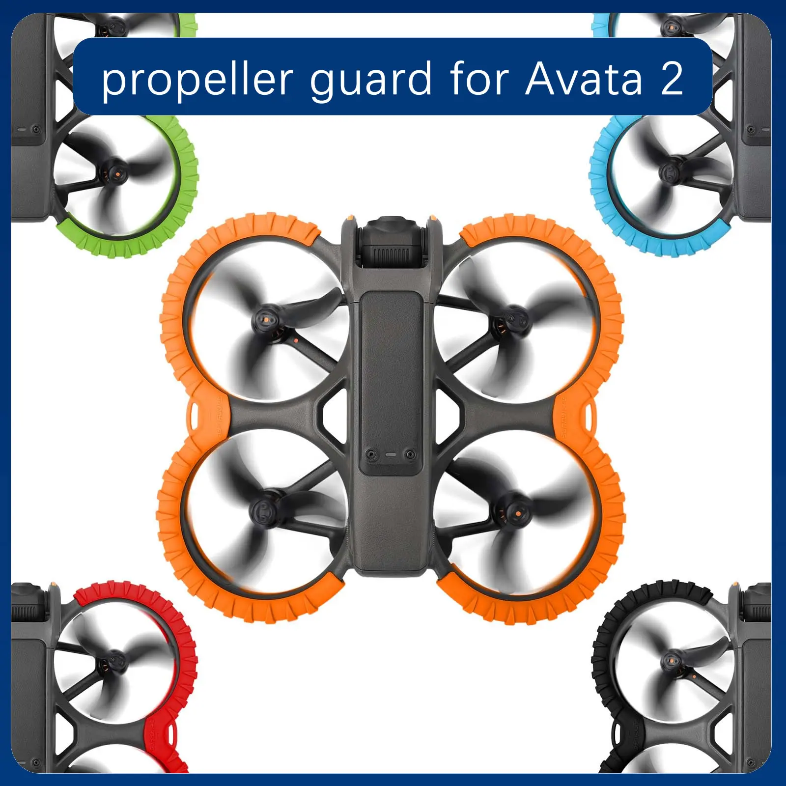 Drone Accessories Propeller Protector Propeller Guard for Dji Avata 2 Case Quick Release Arms Anti-collision Ring Props Protector Cover