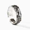 WYEAIIR 925 Sterling Silver Retro Stone Texture Male Resizable Opening Ring For Women Luxury Jewelry 5