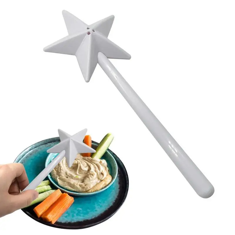 Seasoning jar Salt shaker Spices bottle Salt pepper shakers Portable Pepper Salt Shaker Five-pointed Star Magic Wand Salt Spreader Wand
