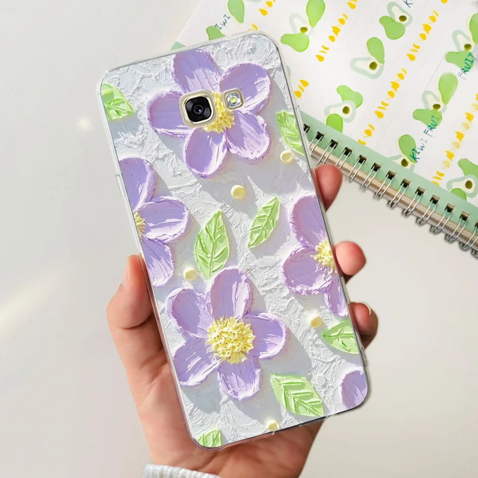 Flower Transparent Silicone Soft Phone Case - Popular Bumper Design