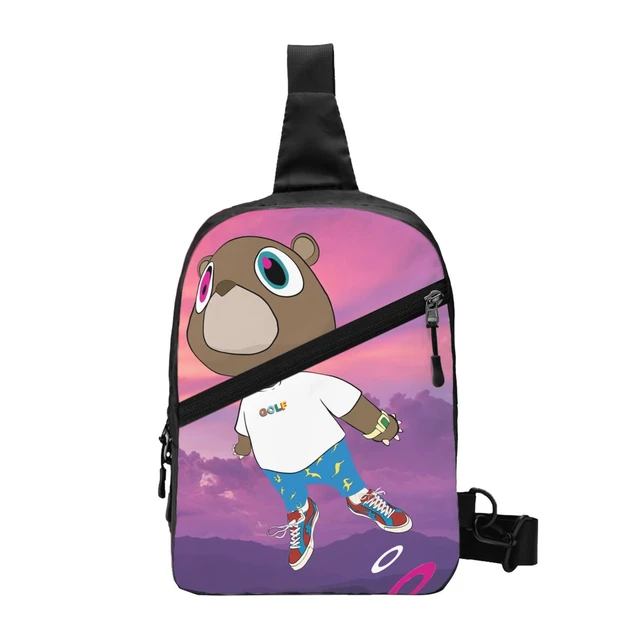 Kanye West Ye Bear Drawstring Backpack Sports Gym Bag for Women Men  Shopping Sackpack