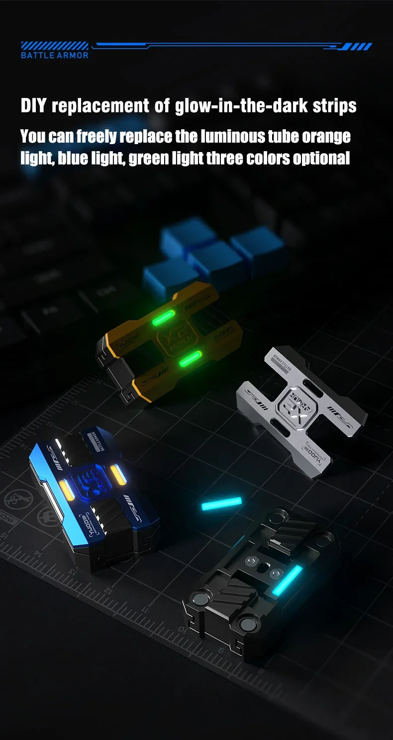 Leuchtender Push-slider Fidget Toy Gegen Stress Und Angst_voghion.com