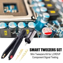 

Minidso DT71 Smart Tweezers Set Metal Digital Signal Generator Debugging Mini Tweezers Kit For LCRDVF Component Signal Testing