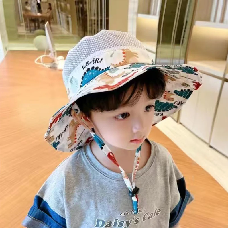 Sombrero Pequeño De Cúpula De Playa Sombrero Para Niños Niños Verano Británico P
