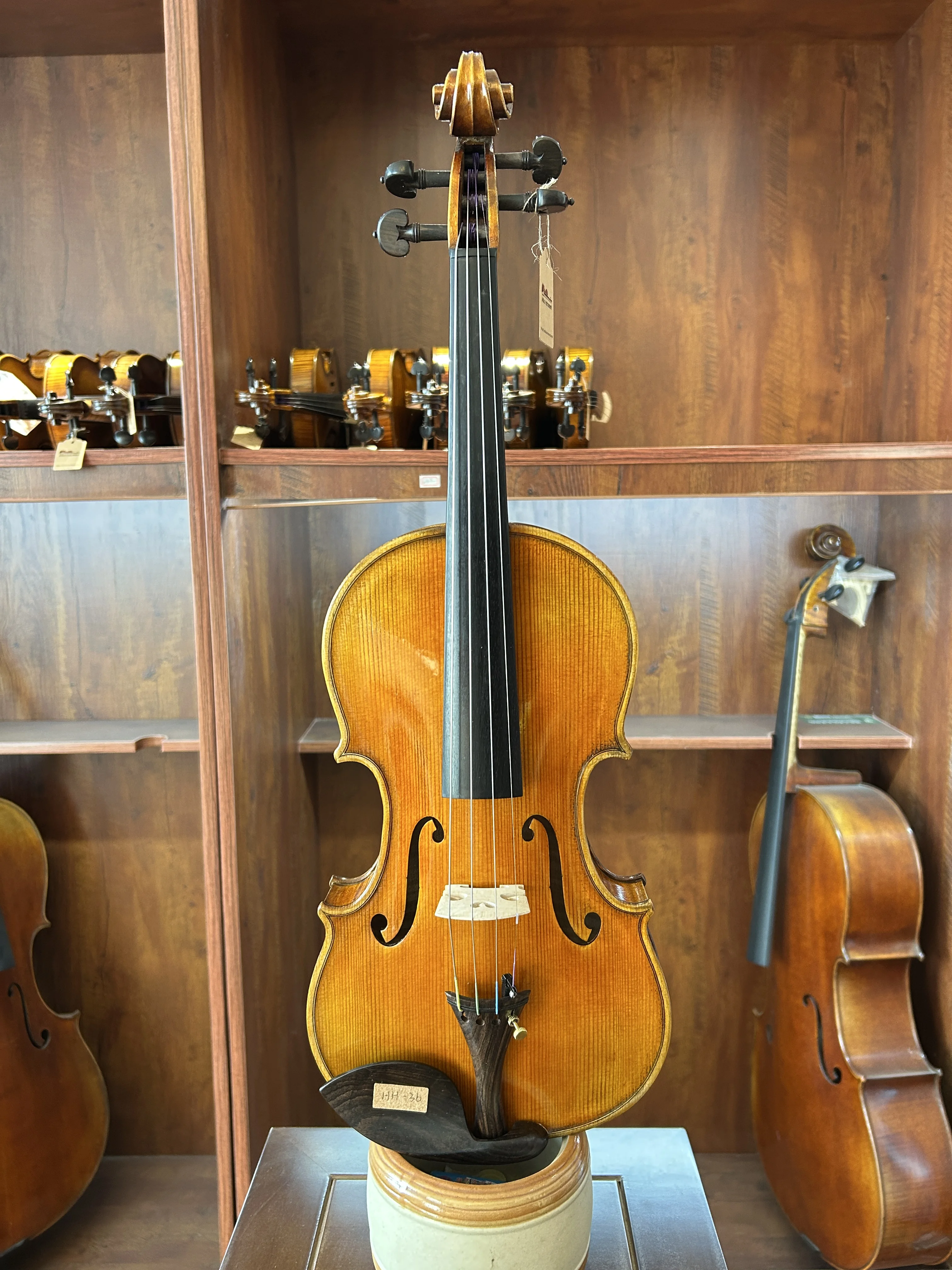 Anka Instrument Guarneri Model Violin Flamed Handmade Violin Violino Musical Instrument 바이올린 Violon HH-36