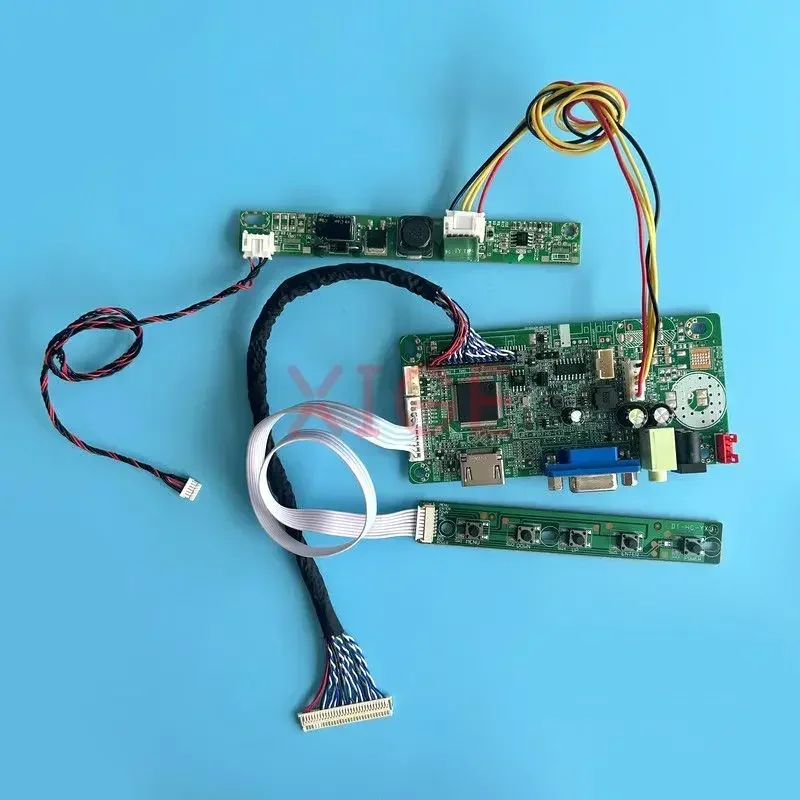 Фото Плата драйвера ЖК-монитора для LM215WF3 LM215WF4 LM215WF9 LM215WFA Kit DIY HDMI-совместимый 30-контактный LVDS VGA 21,5 
