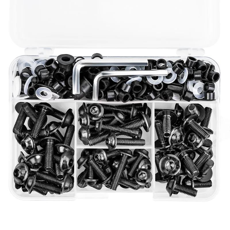 195PCS Motorcycle Fairing Bolts Kit for Kawasaki motorcycle fairing bolts kit