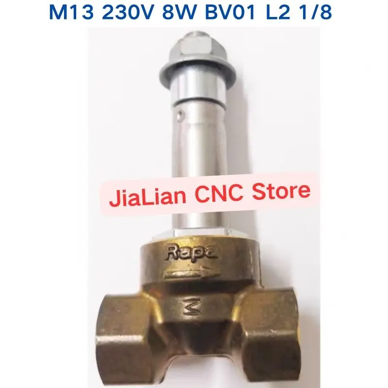 오리지널 M13 230V 8W BV01 L2 1/8 0-24bar 솔레노이드 밸브 코일 밸브 본체 1개